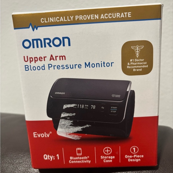 Omron Evolv Wireless Upper Arm Blood Pressure Monitor HEM-7600T - Picture 2 of 4